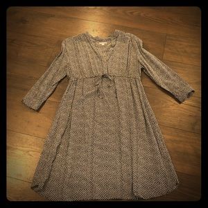 GAP Maternity navy patterned dress